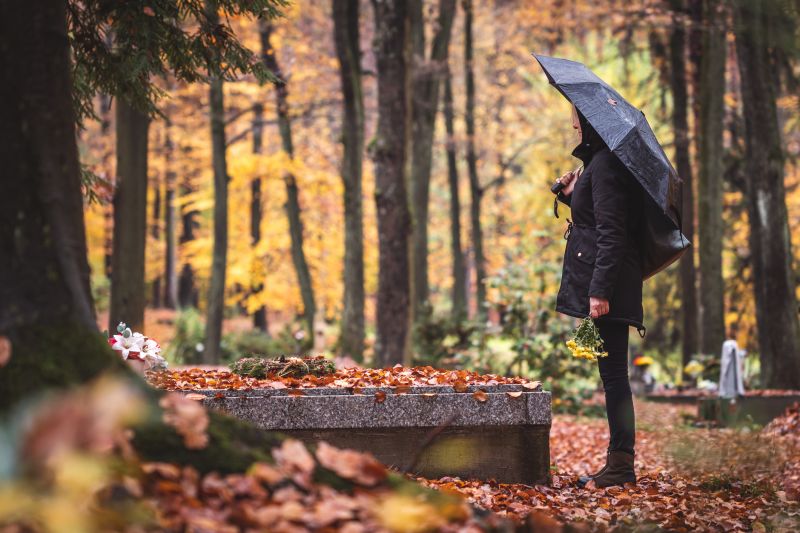 Cemetery Leaf Removal